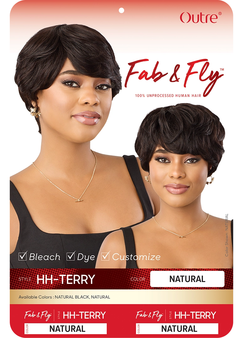 Outre Fab & Fly 100% Unprocessed Human Hair Full Wig TERRY