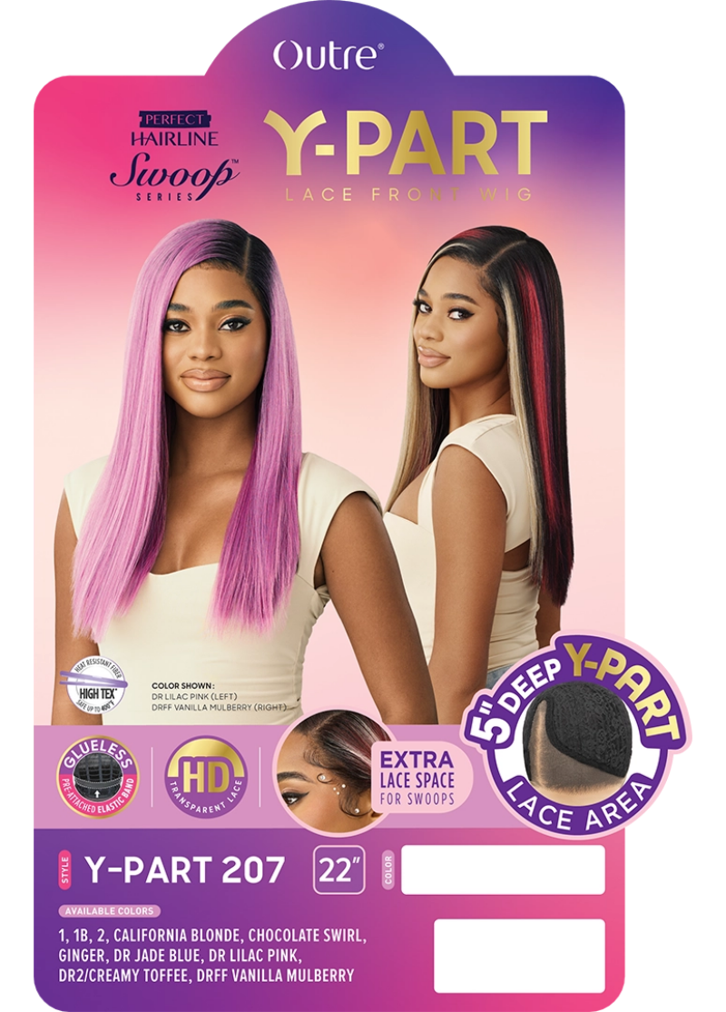 Outre Perfect Hairline Glueless 5" Deep HD Lace Front Wig Y-PART 207