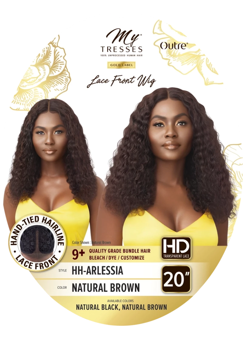 Outre My Tresses Gold Label 100% Unprocessed Human Hair Lace Front Wig Arlessia