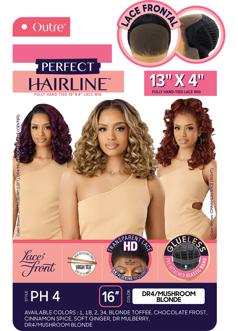 Outre Perfect Hairline Glueless 13x4 HD Lace Frontal Wig PH 4
