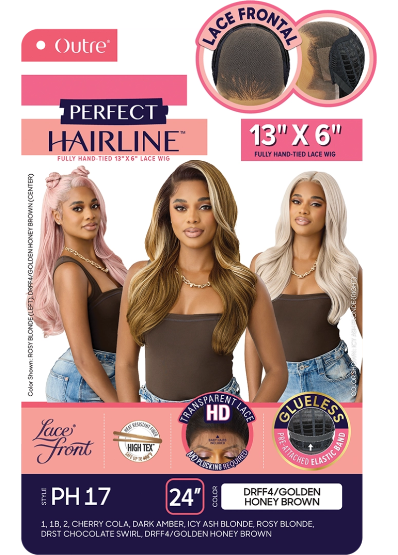 Outre Perfect Hairline Glueless HD 13x6 Lace Frontal Wig PH 17