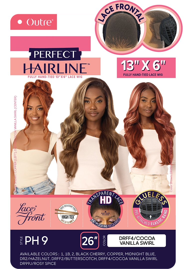 Outre Perfect Hairline Glueless HD 13x6 Lace Frontal Wig PH 9