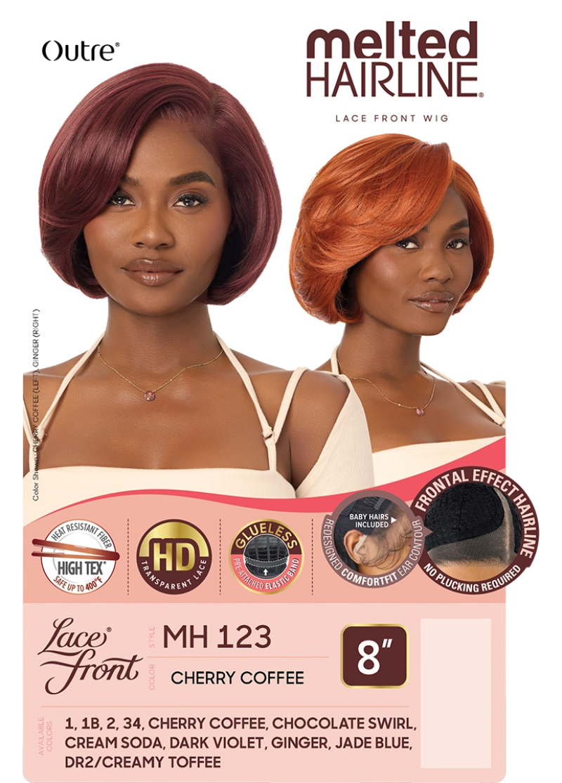 Outre Melted Hairline Glueless HD Lace Parting Front Wig MH 123