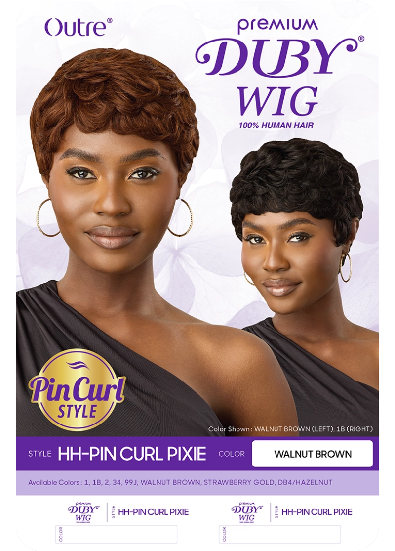 Outre Premium Duby 100% Human Hair Full Wig PIN CURL PIXIE