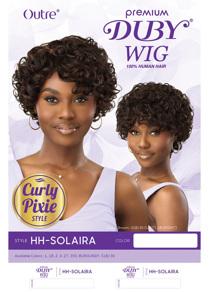 Outre Premium Duby Wig 100% Human Hair Full Wig SOLAIRA