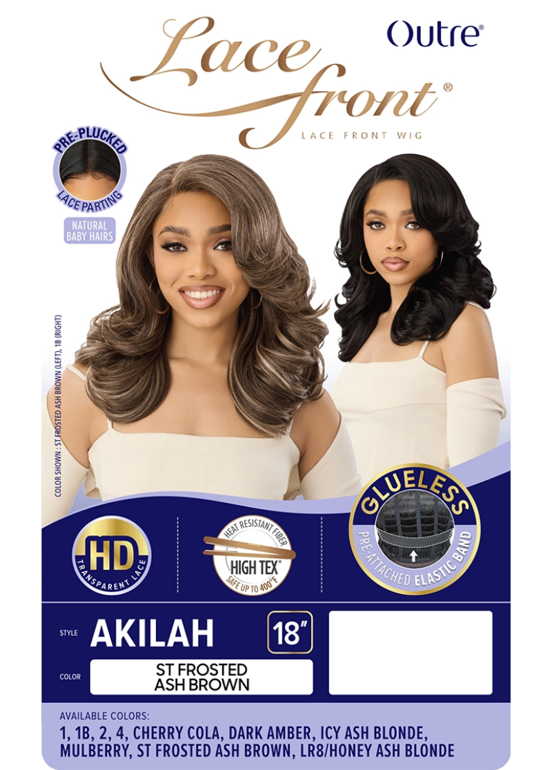Outre Lace Front Glueless HD Lace Part Wig AKILAH
