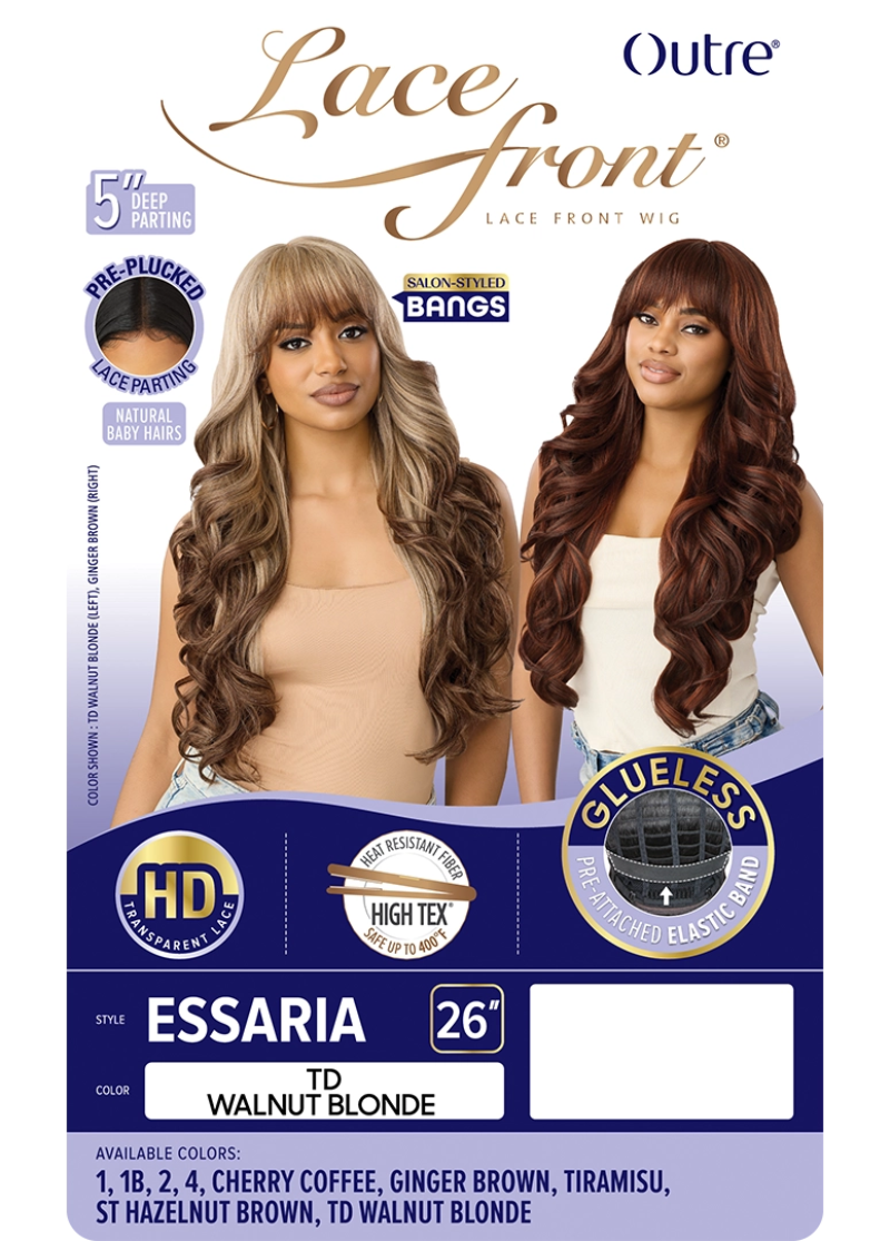 Outre Lace Front Glueless Pre-Plucked HD 5" Deep Lace Part Wig ESSARIA
