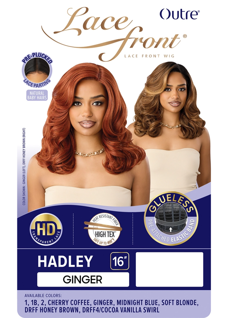 Outre Lace Front Glueless Pre-Plucked HD Lace Part Wig HADLEY