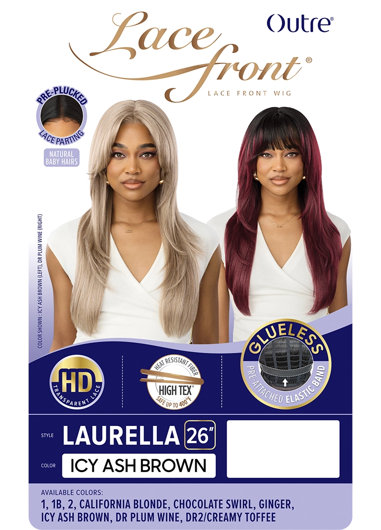 Outre Lace Front Glueless HD Transparent Lace Front Wig LAURELLA