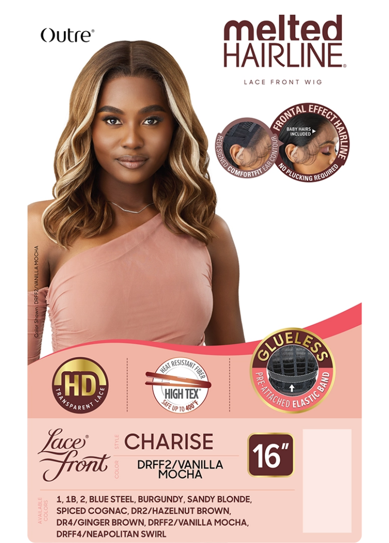 Outre Melted Hairline Glueless HD Transparent Lace Front Wig CHARISE