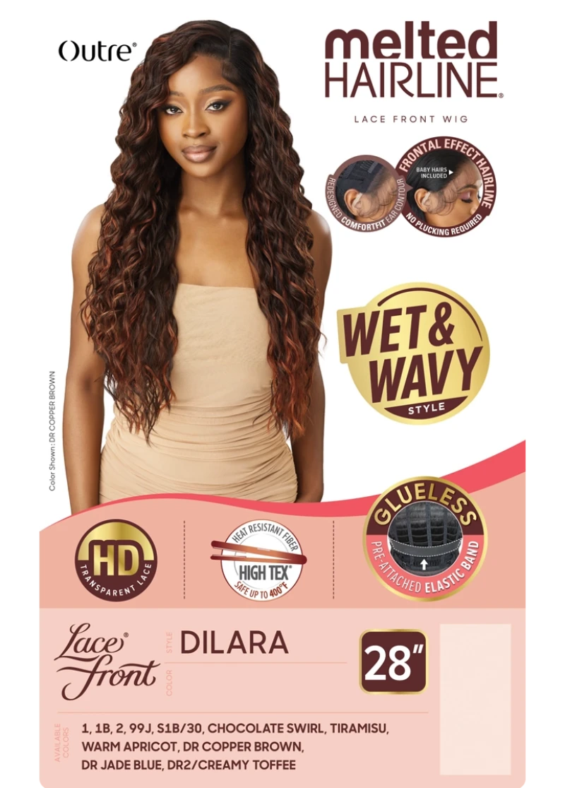 Outre Melted Hairline Glueless Wet & Wavy HD Lace Front Wig DILARA