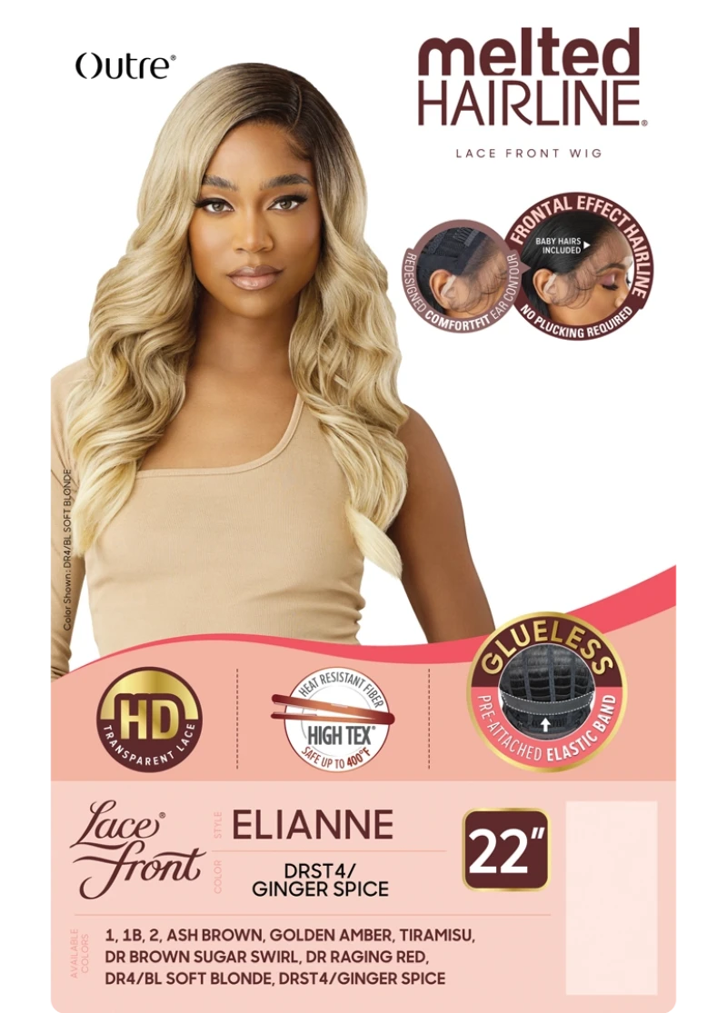 Outre Melted Hairline Glueless HD Lace Front Wig ELIANNE