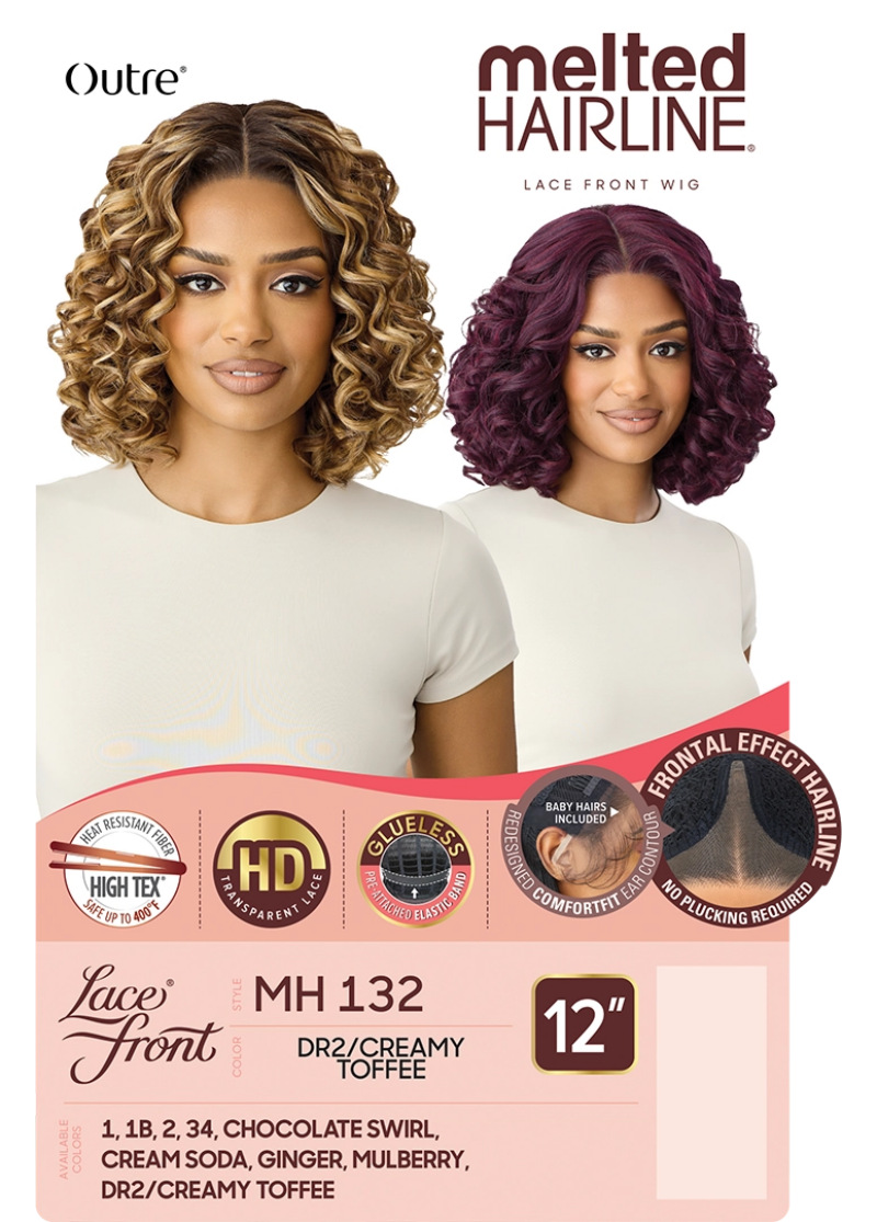 Outre Melted Hairline Glueless HD 5" Deep Part Lace Front Wig MH 132