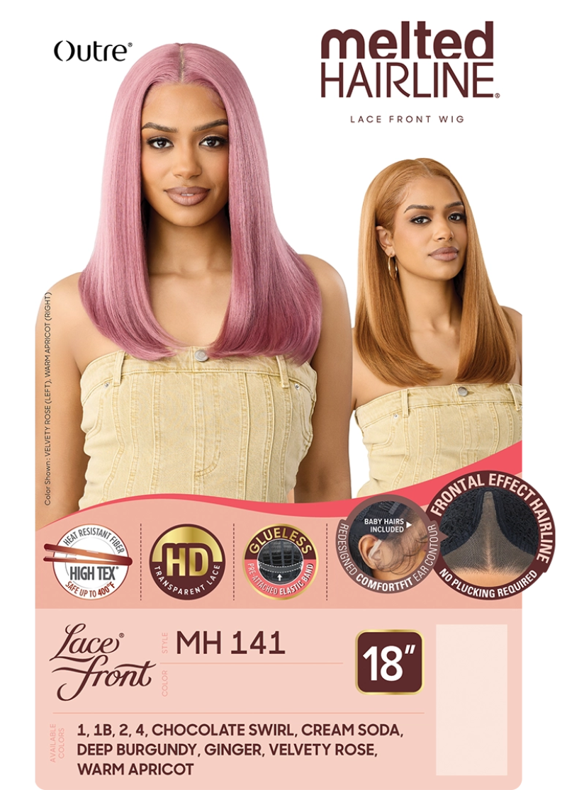 Outre Melted Hairline Glueless HD Deep Lace Part Wig MH 141