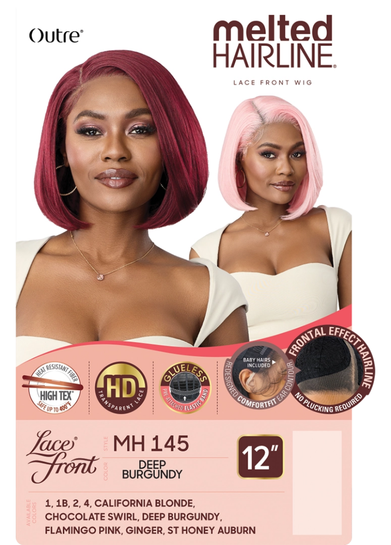 Outre Melted Hairline Glueless HD Transparent Lace Front Wig MH 145