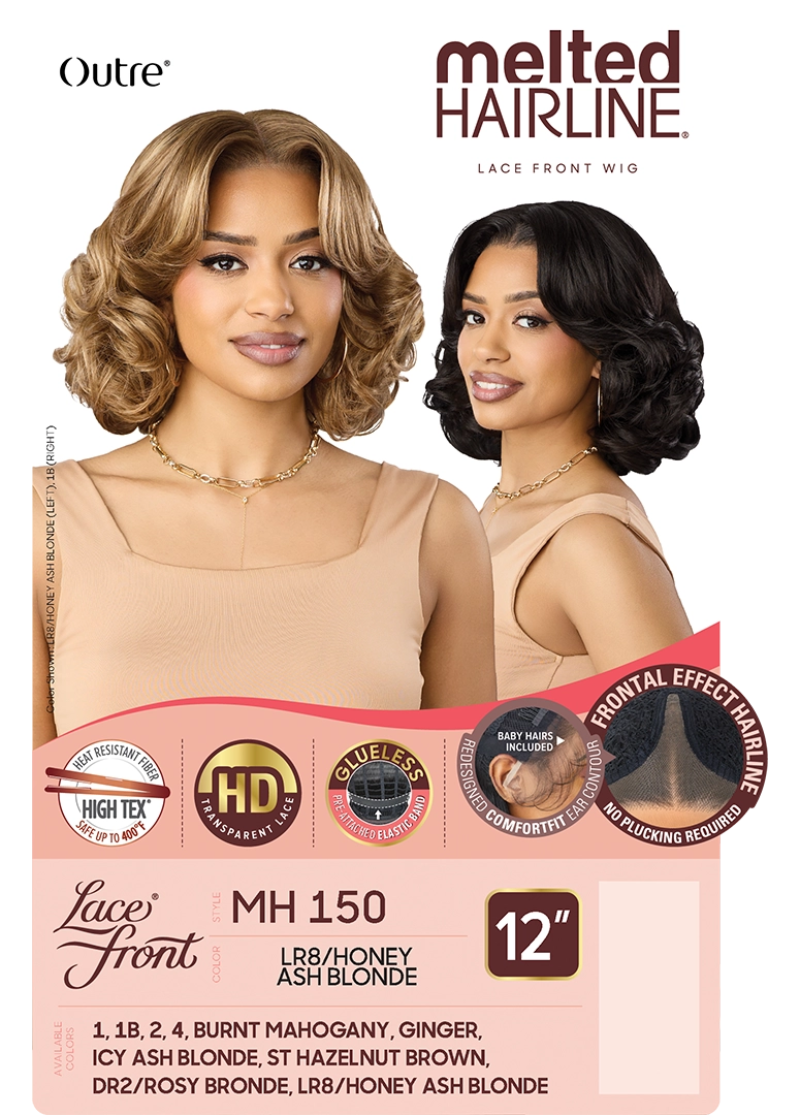 Outre Melted Hairline Glueless HD Transparent Lace Front Wig MH 150