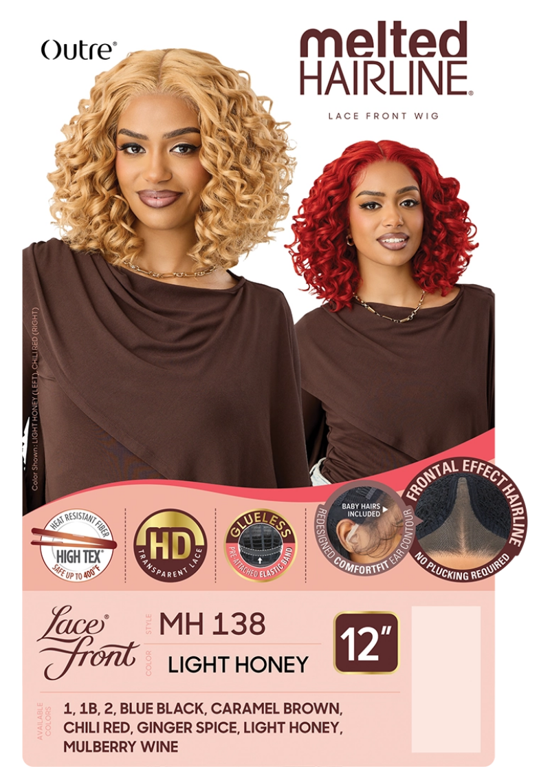 Outre Melted Hairline Glueless HD 5" Deep Part Lace Front Wig MH 138