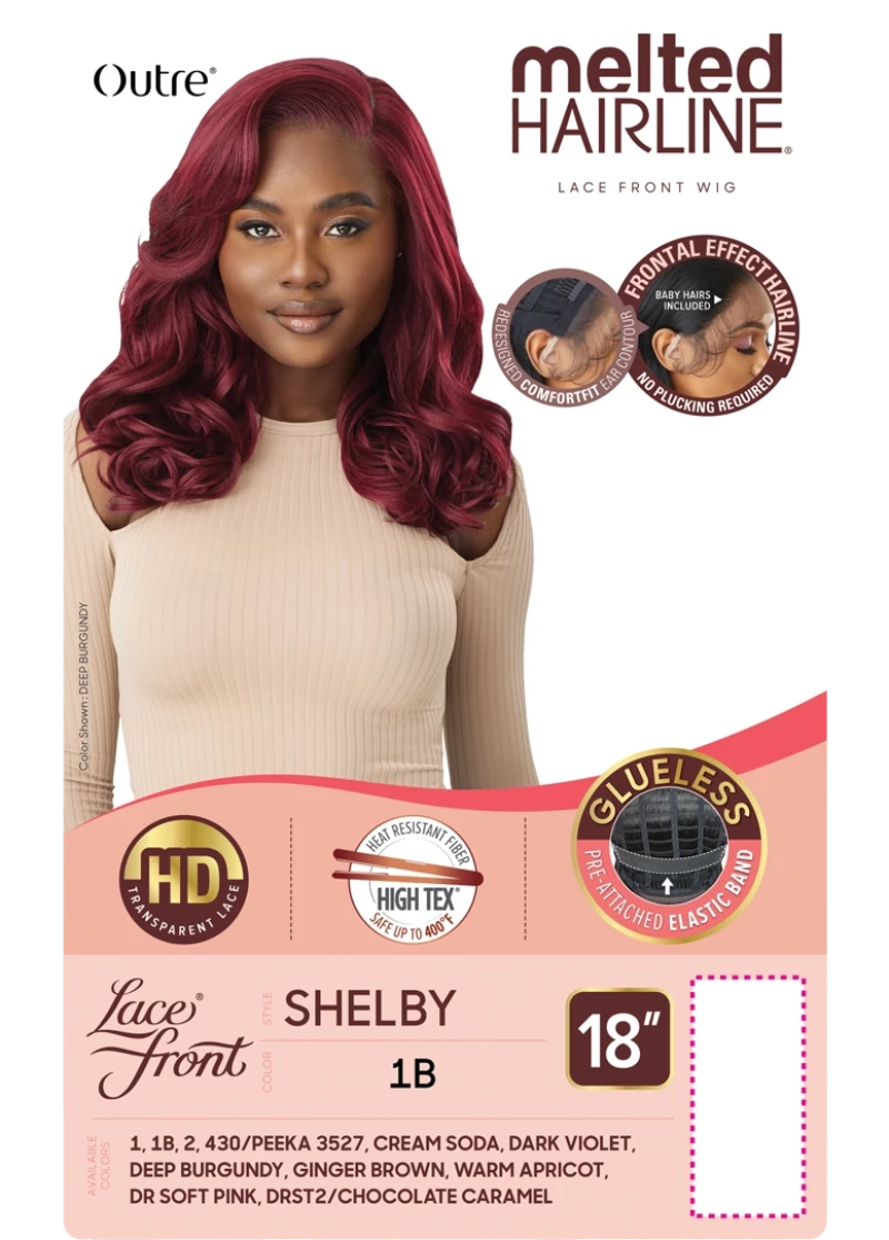 Outre Melted Hairline Glueless HD Lace Front Wig SHELBY