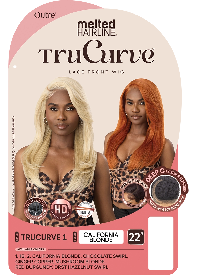 Outre Melted Hairline Trucurve Glueless HD Deep C-Part Lace Wig TRUCURVE 1