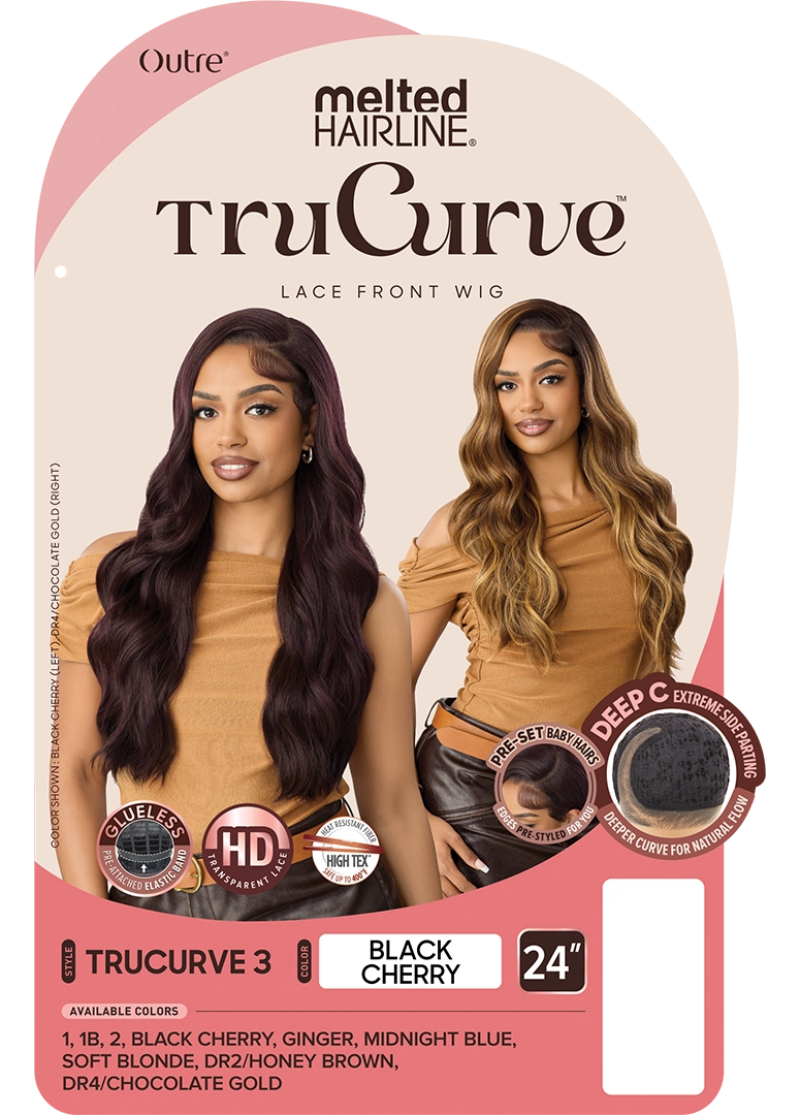 Outre Melted Hairline Trucurve Glueless HD Deep C-Part Lace Wig TRUCURVE 3