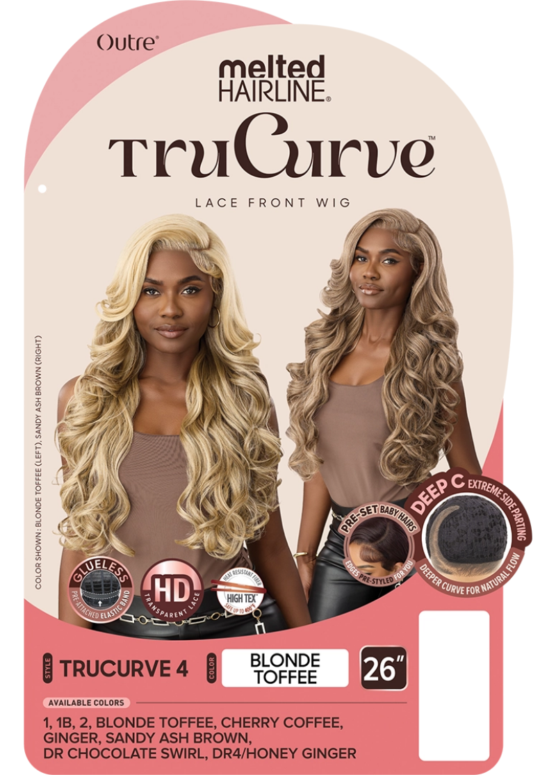 Outre Melted Hairline Trucurve Glueless HD Deep C-Part Lace Wig TRUCURVE 4