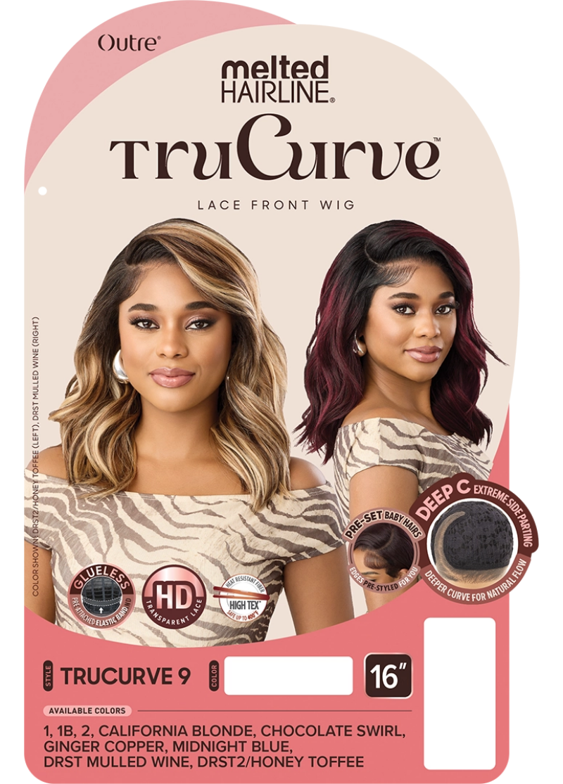 Outre Melted Hairline TruCurve Glueless HD Transparent Lace Front Wig TRUCURVE 9