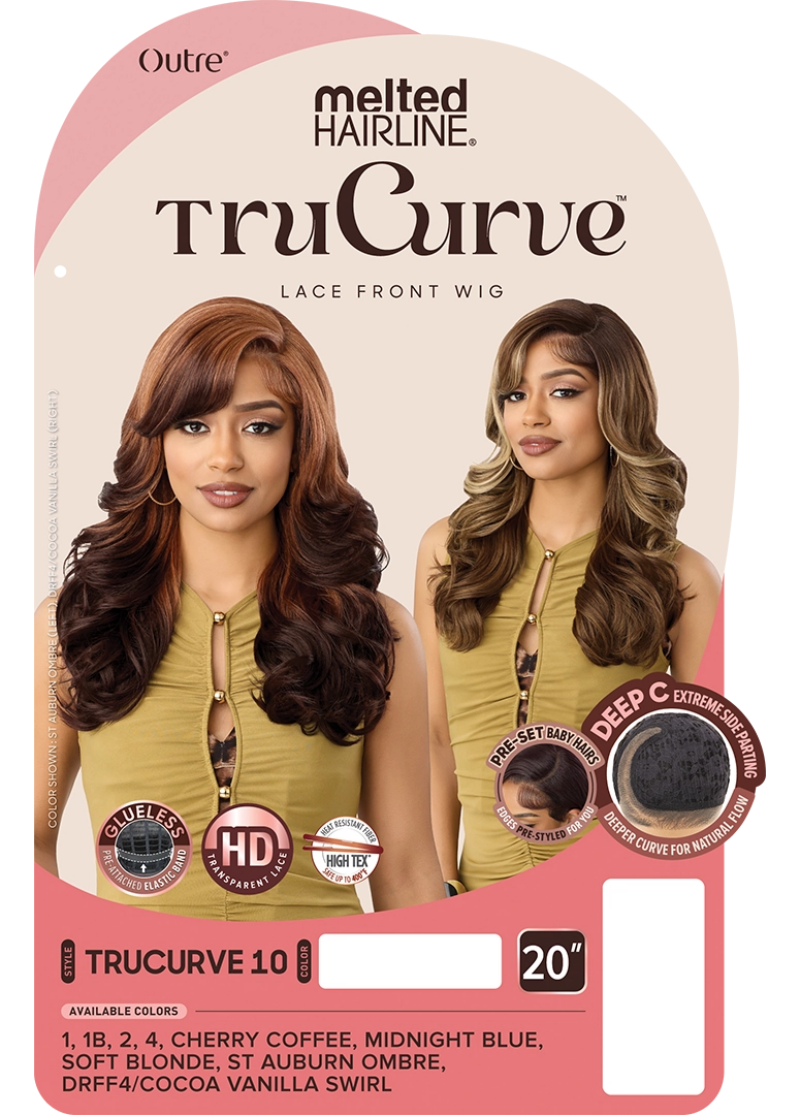 Outre Melted Hairline TruCurve Glueless HD Lace Front Wig TRUCURVE 10