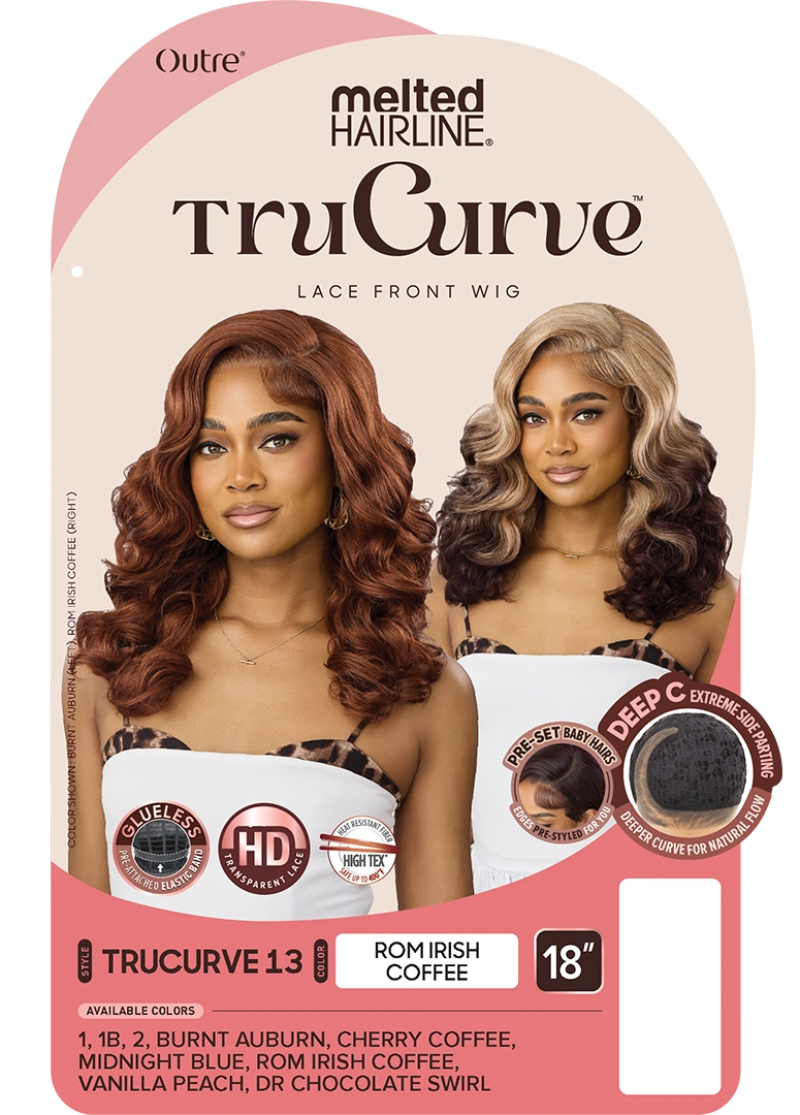 Outre Melted Hairline TruCurve Glueless HD Transparent Lace Front Wig TRUCURVE 13