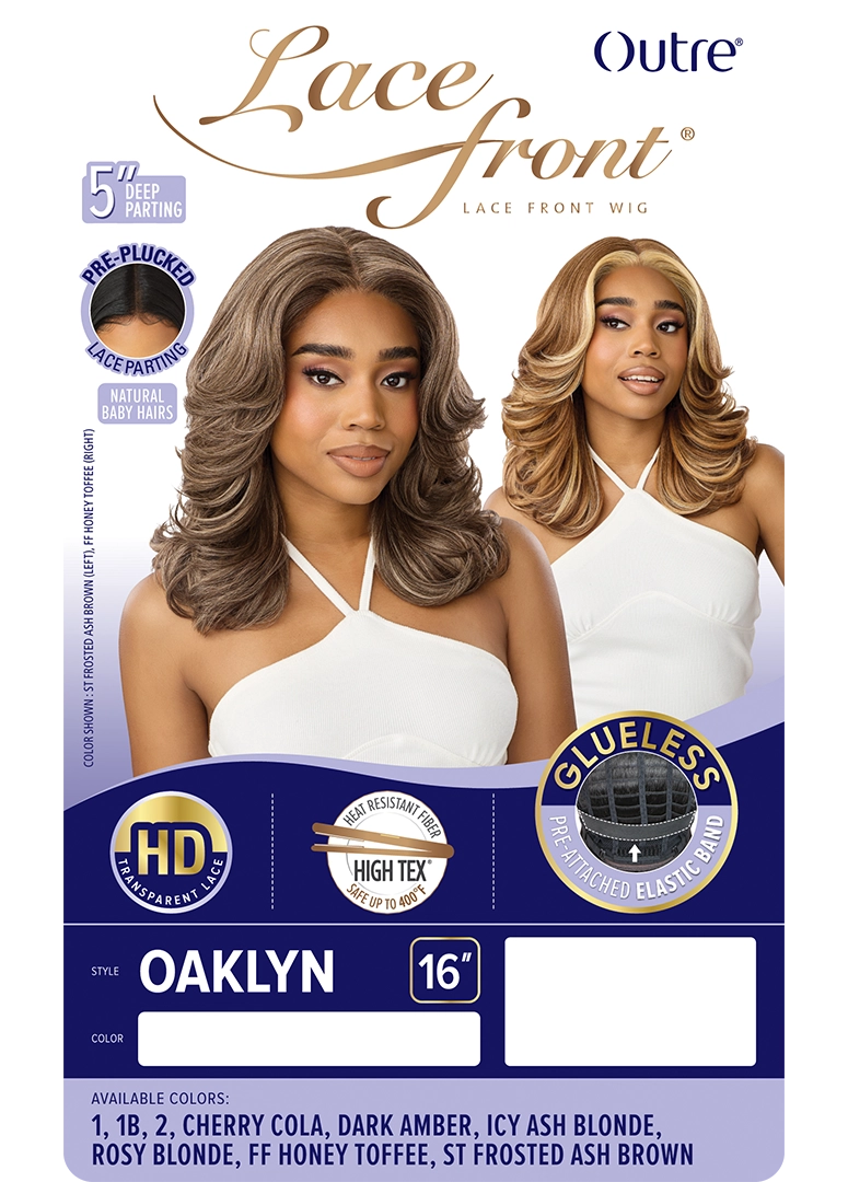 Outre Lace Front Glueless HD Transparent Lace Front Wig OAKLYN