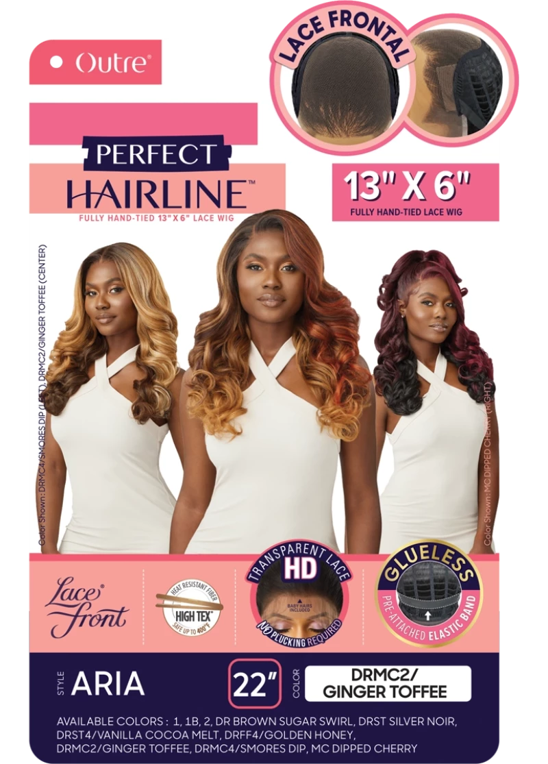 Outre Perfect Hairline Synthetic Glueless HD Lace Wig ARIA