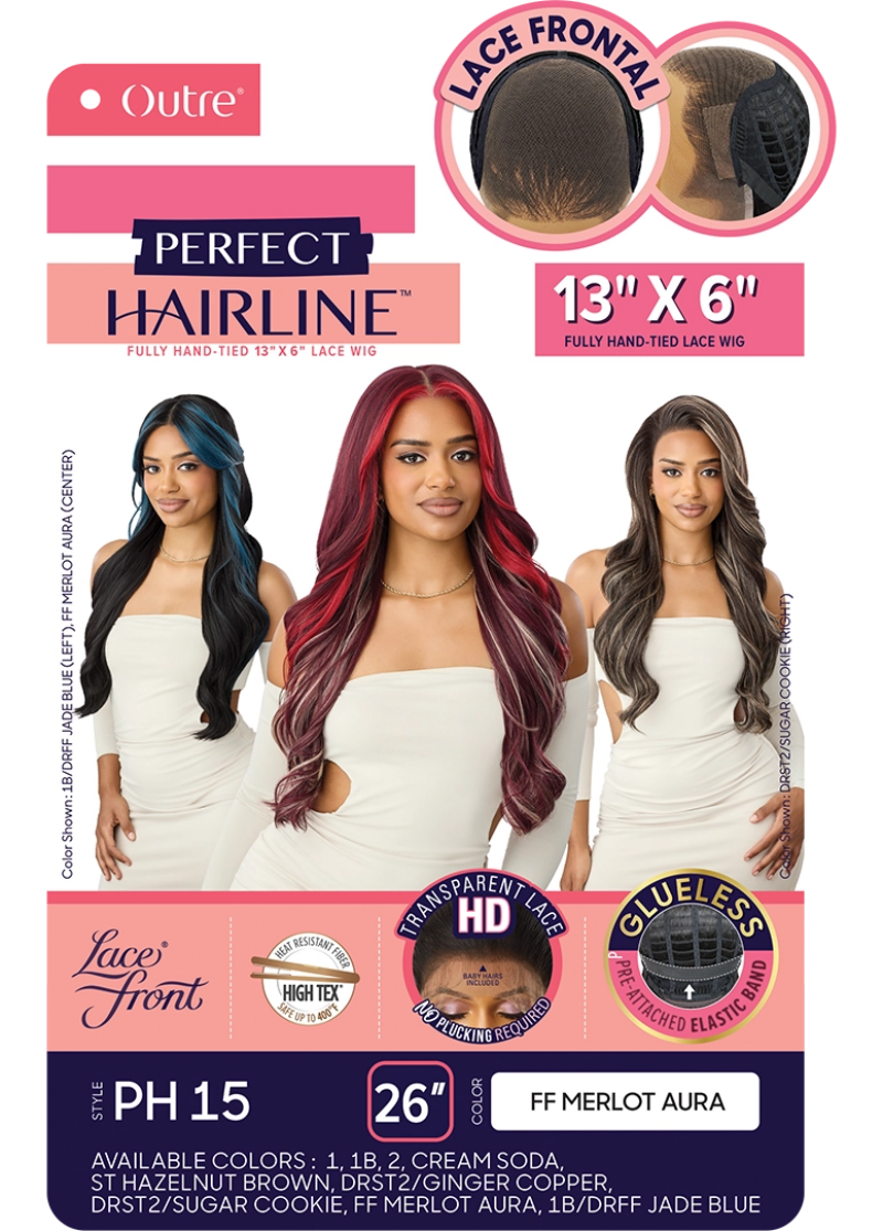 Outre Perfect Hairline Glueless HD 13x6 Lace Frontal Wig PH 15