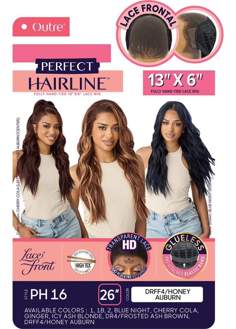 Outre Perfect Hairline Glueless HD 13x6 Lace Frontal Wig PH 16