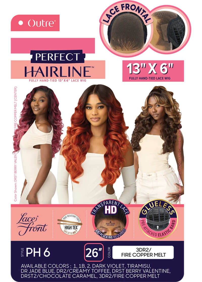 Outre Perfect Hairline Glueless 13x6 HD Lace Front Wig PH 6