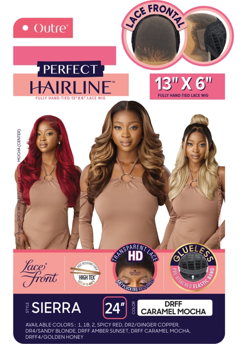 Outre Perfect Hairline Glueless Synthetic 13x6 Hand-Tied HD Lace Front Wig SIERRA