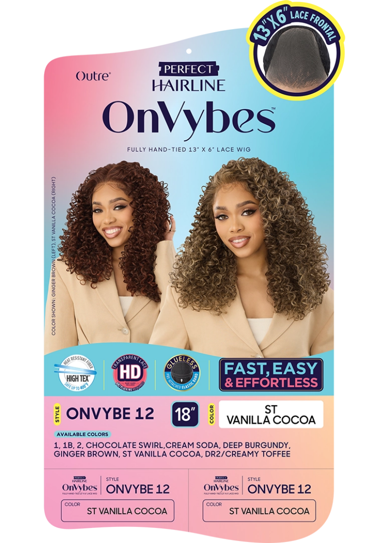 Outre Perfect Hairline On Vybes Glueless HD 13x6 Lace Frontal Wig ONVYBE 12