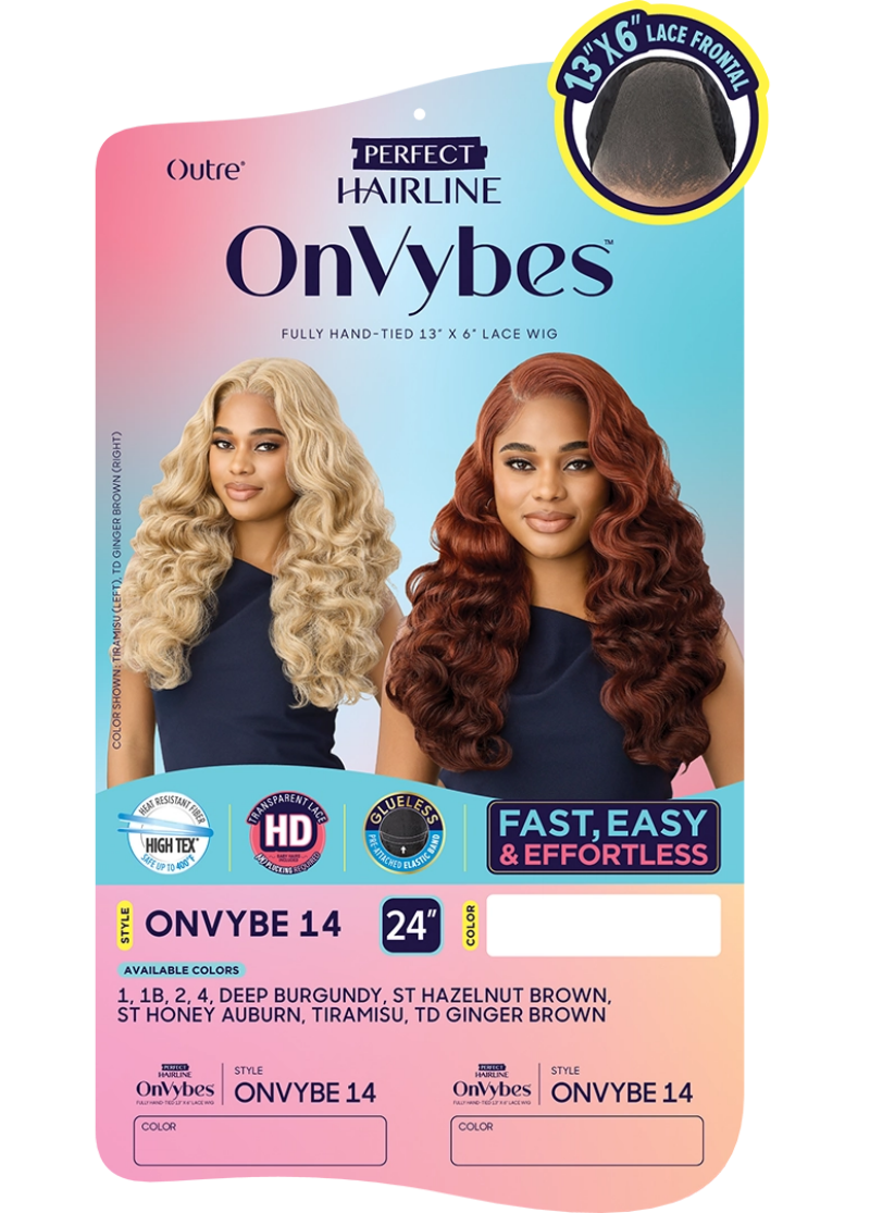 Outre Perfect Hairline OnVybes Glueless HD 13x6 Lace Frontal Wig ONVYBE 14