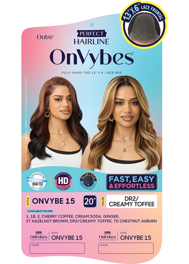 Outre Perfect Hairline On Vybes Glueless HD 13x6 Lace Frontal Wig ONVYBE 15