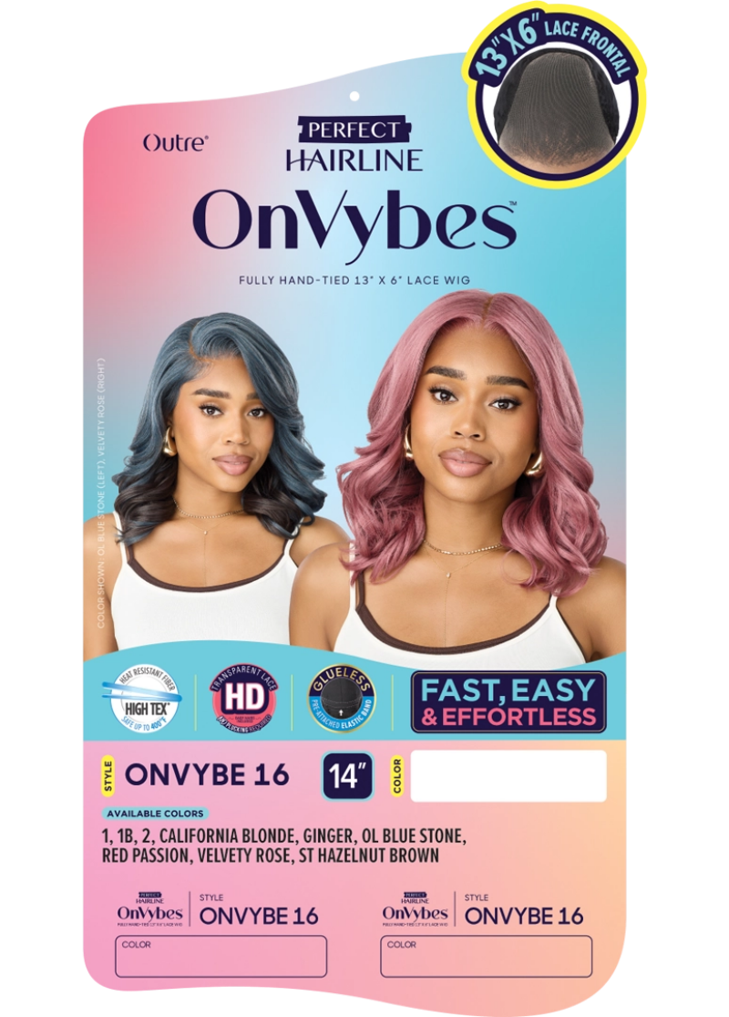 Outre Perfect Hairline OnVybes Glueless 13x6 HD Transparent Lace Front Wig ONVYBE 16