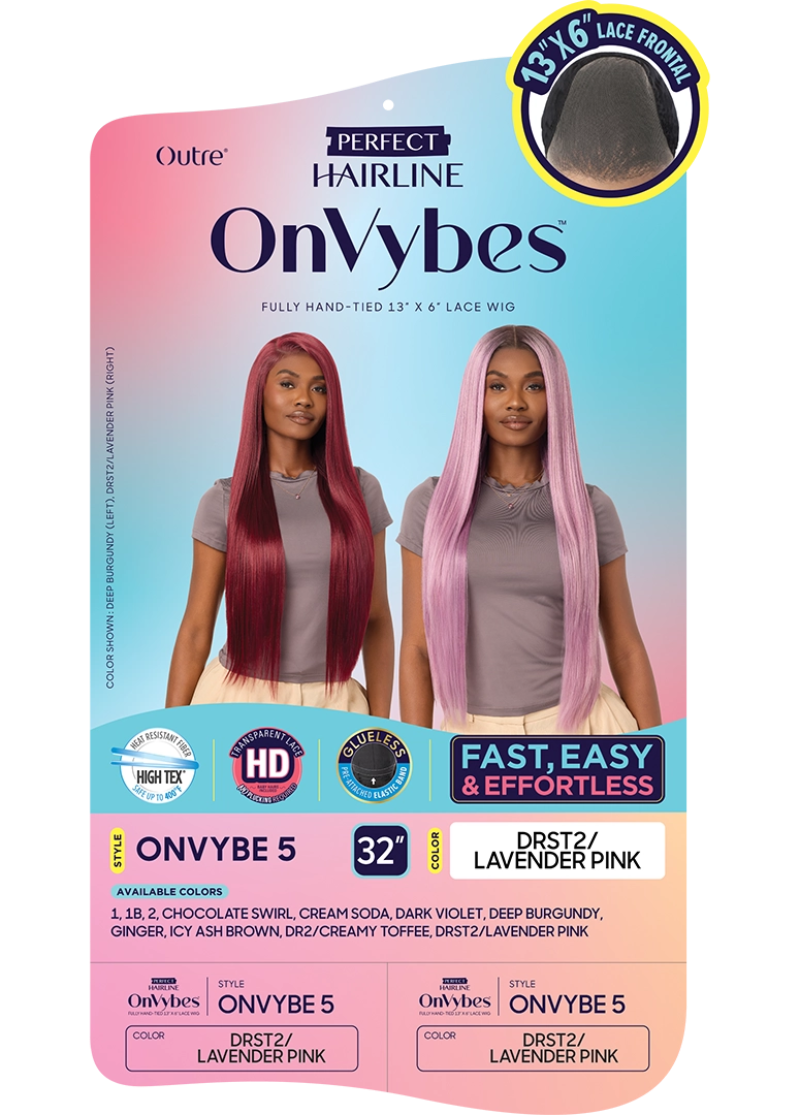 Outre Perfect Hairline On Vybes Glueless HD 13x6 Lace Frontal Wig ONVYBE 5