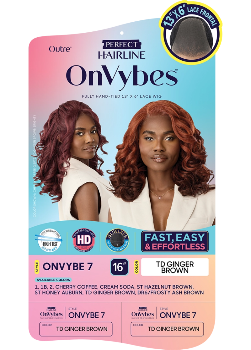Outre Perfect Hairline On Vybes Glueless HD 13x6 Lace Frontal Wig ONVYBE 7