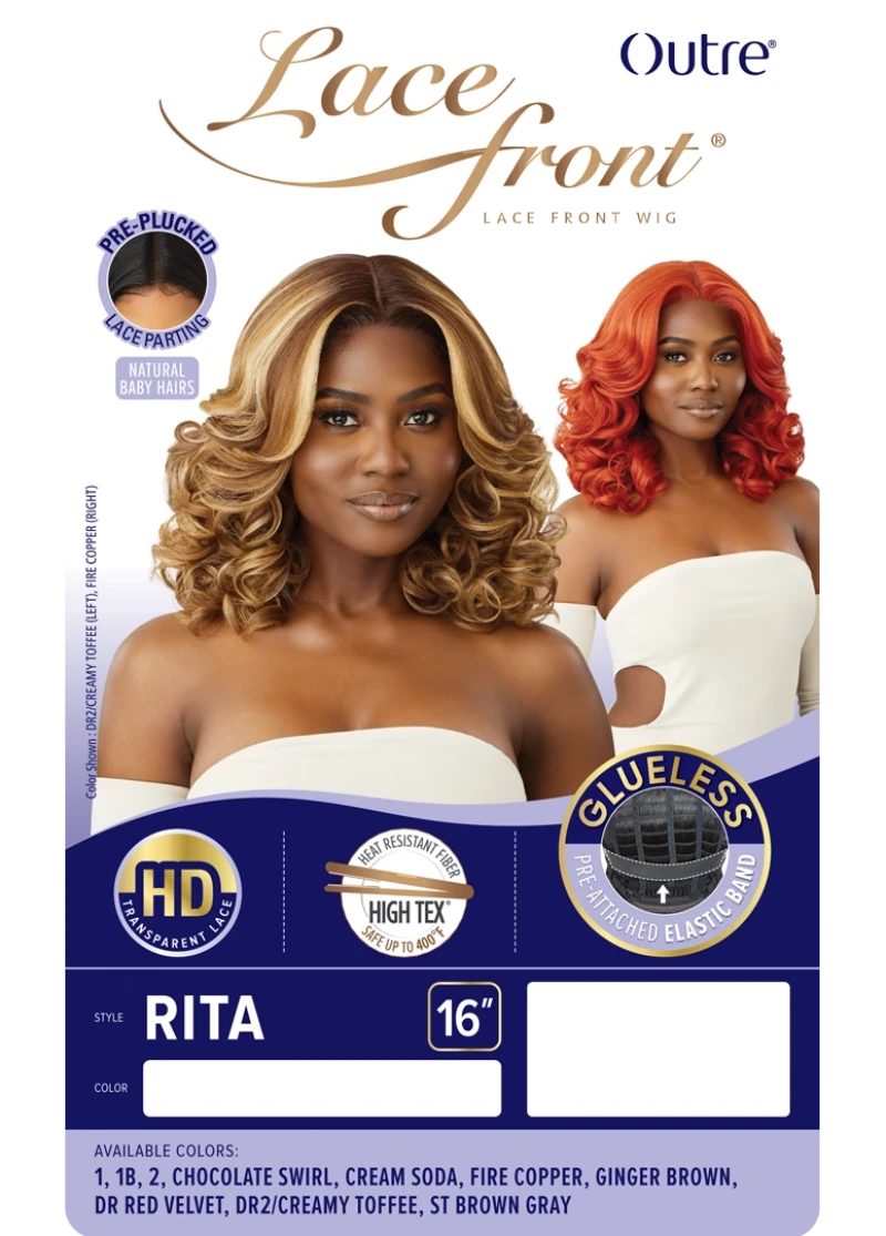 Outre Glueless Synthetic Pre-Plucked HD Lace Front Wig RITA