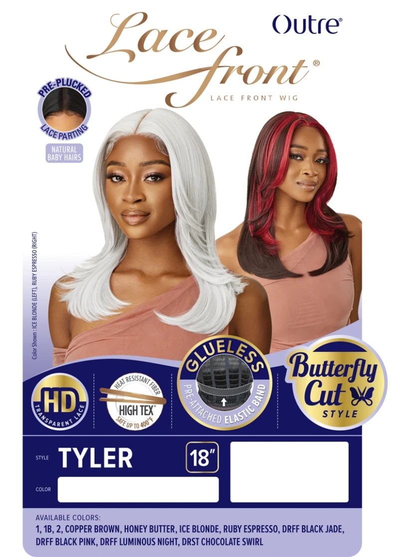 Outre Glueless Synthetic Pre-Plucked HD Lace Front Wig Tyler