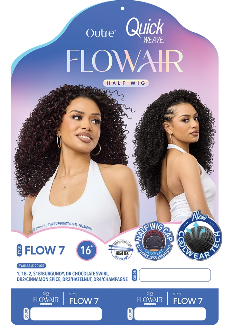 Outre Quick Weave Flowair Half Wig FLOW 7