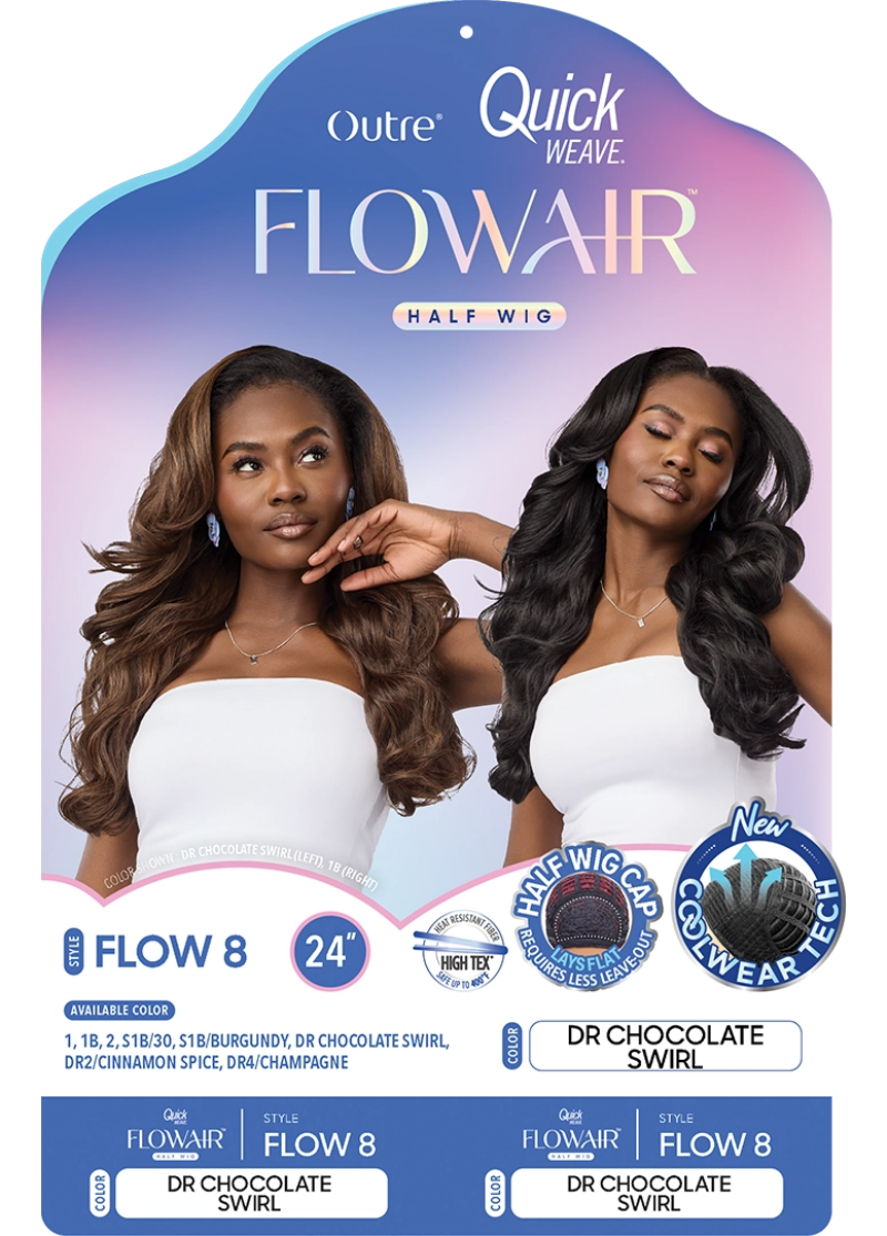 Outre Quick Weave Flowair Half Wig FLOW 8