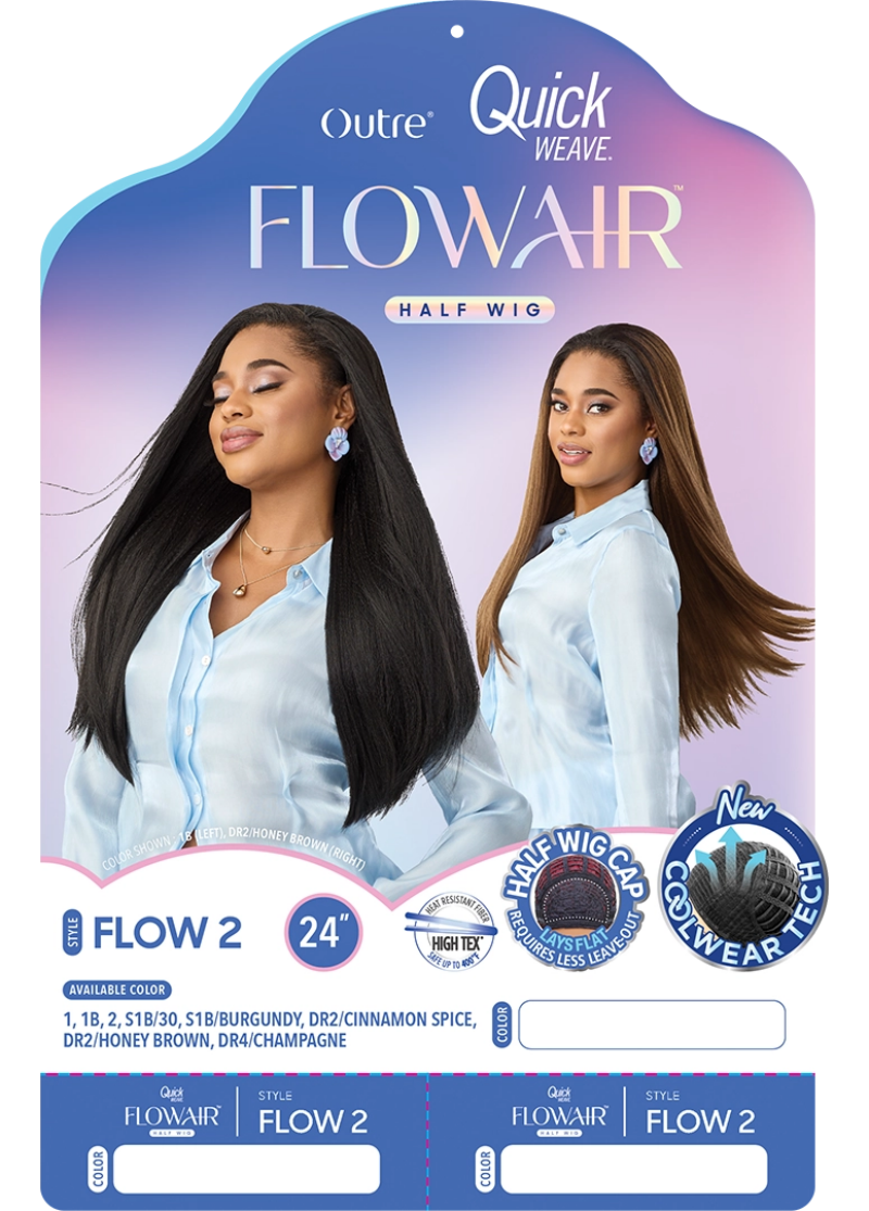Outre Quick Weave Flow air Half Wig FLOW 2