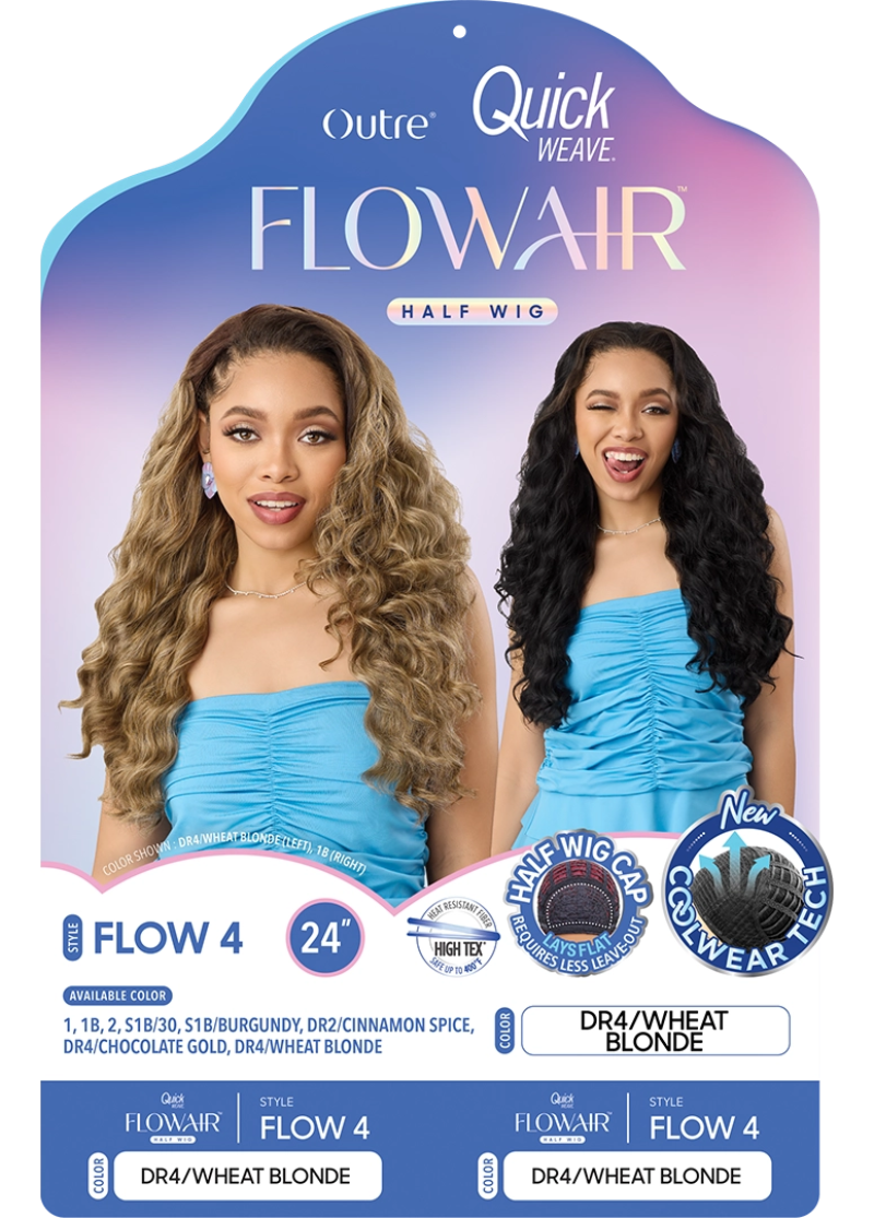 Outre Quick Weave Flow air Half Wig FLOW 4
