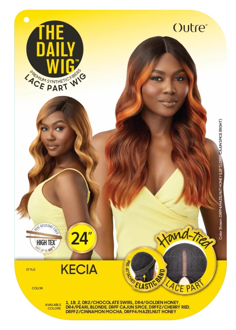 Outre The Daily Wig Synthetic Hair Lace Part Wig KECIA