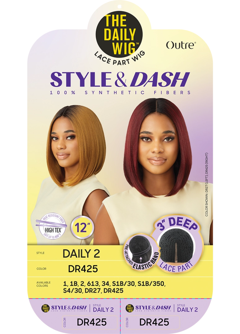 Outre The Daily Wig Style & Dash 3" Deep Lace Part Wig DAILY 2