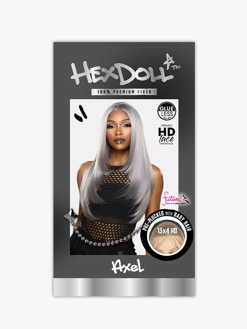 Sensationnel HexDoll Glueless HD Transparent Lace Front Wig HEXDOLL_AXEL
