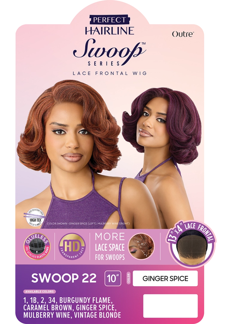 Outre Perfect Hairline Swoop Glueless 13x4 HD Lace Frontal Wig SWOOP 22